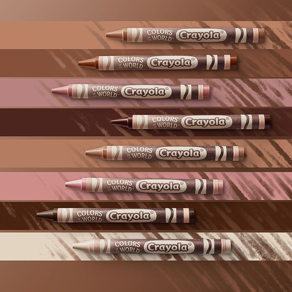 Crayola - Colors Of The World Crayons - Skin Tone - 24pcs