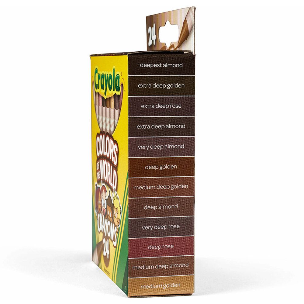 Crayola - Colors Of The World Crayons - Skin Tone - 24pcs