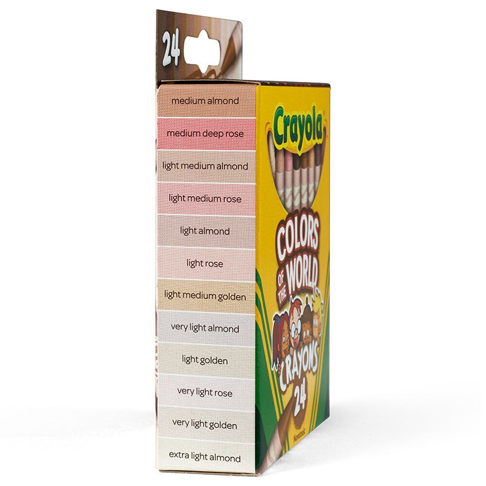 Crayola - Colors Of The World Crayons - Skin Tone - 24pcs