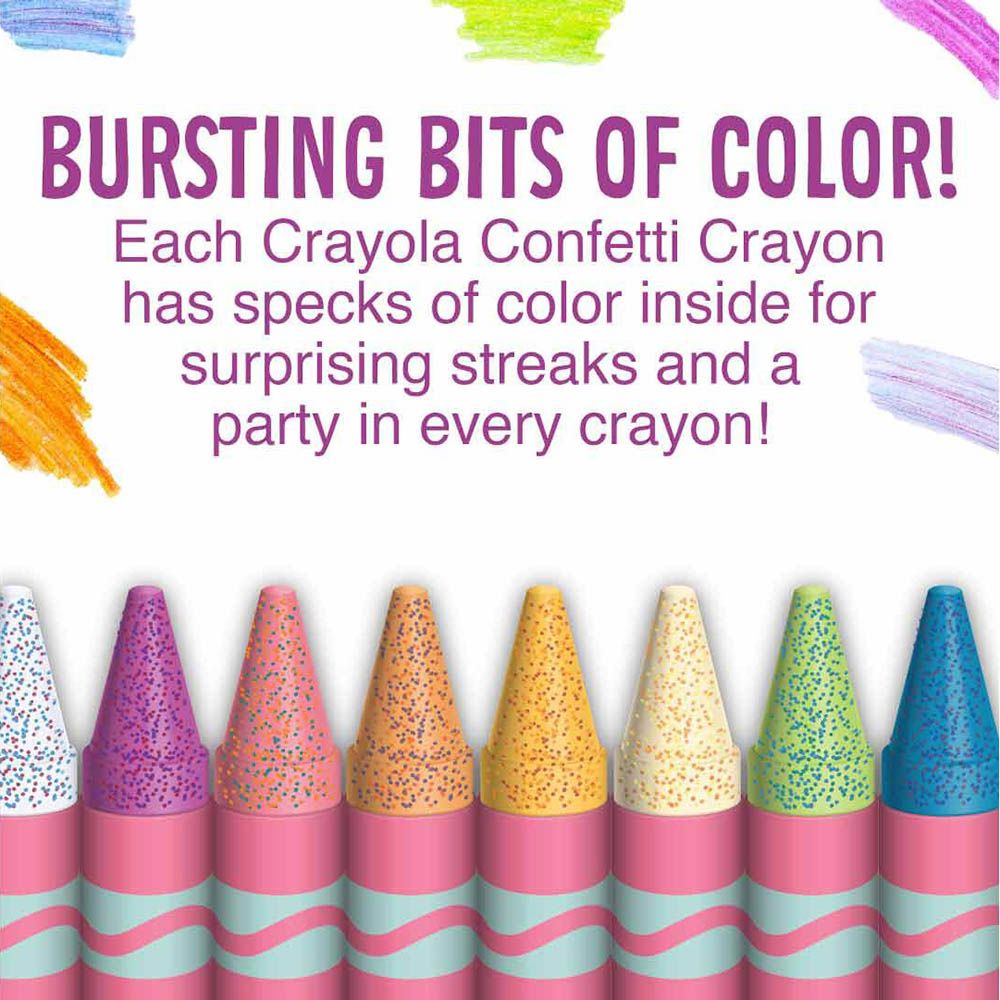 Crayola - Confetti Crayons - 24pcs