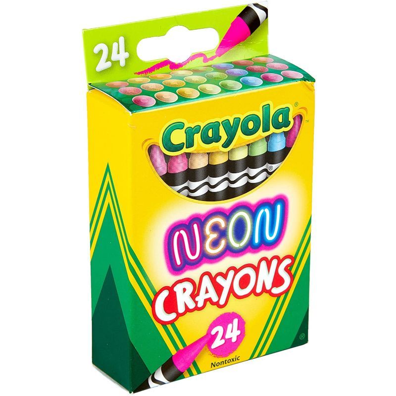 Crayola - 24 Neon Crayons