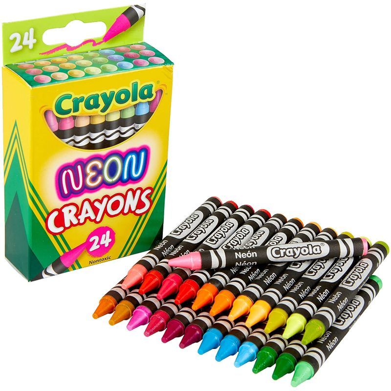 Crayola - 24 Neon Crayons