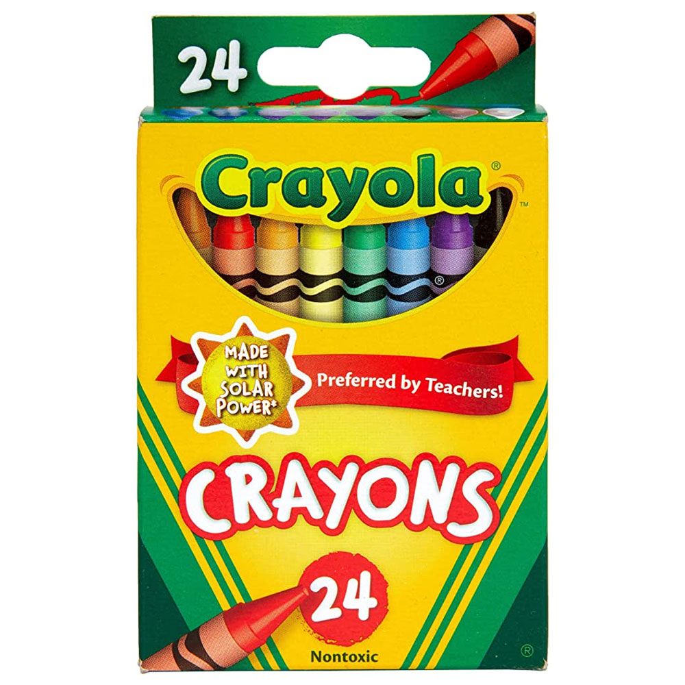 Crayola - 24 Crayons Peggable