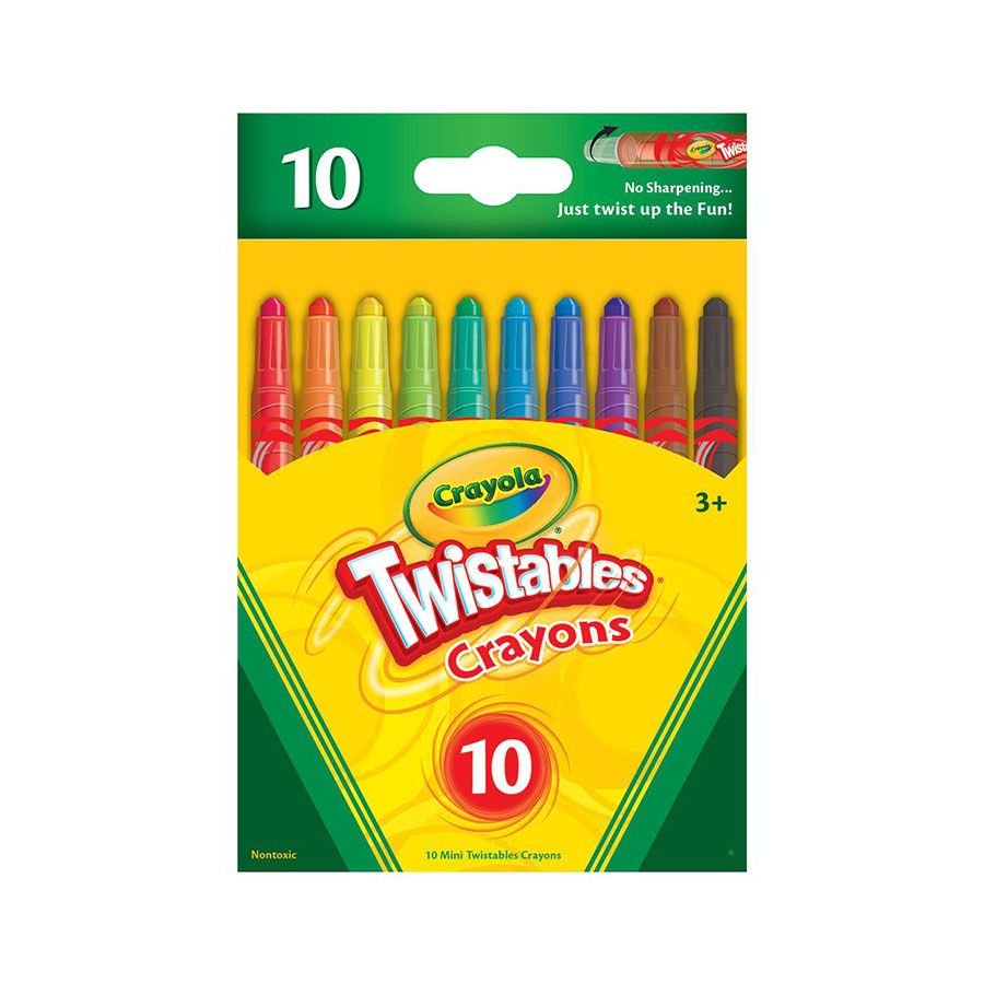 Crayola - Mini Twistables Crayons - 10 Counts