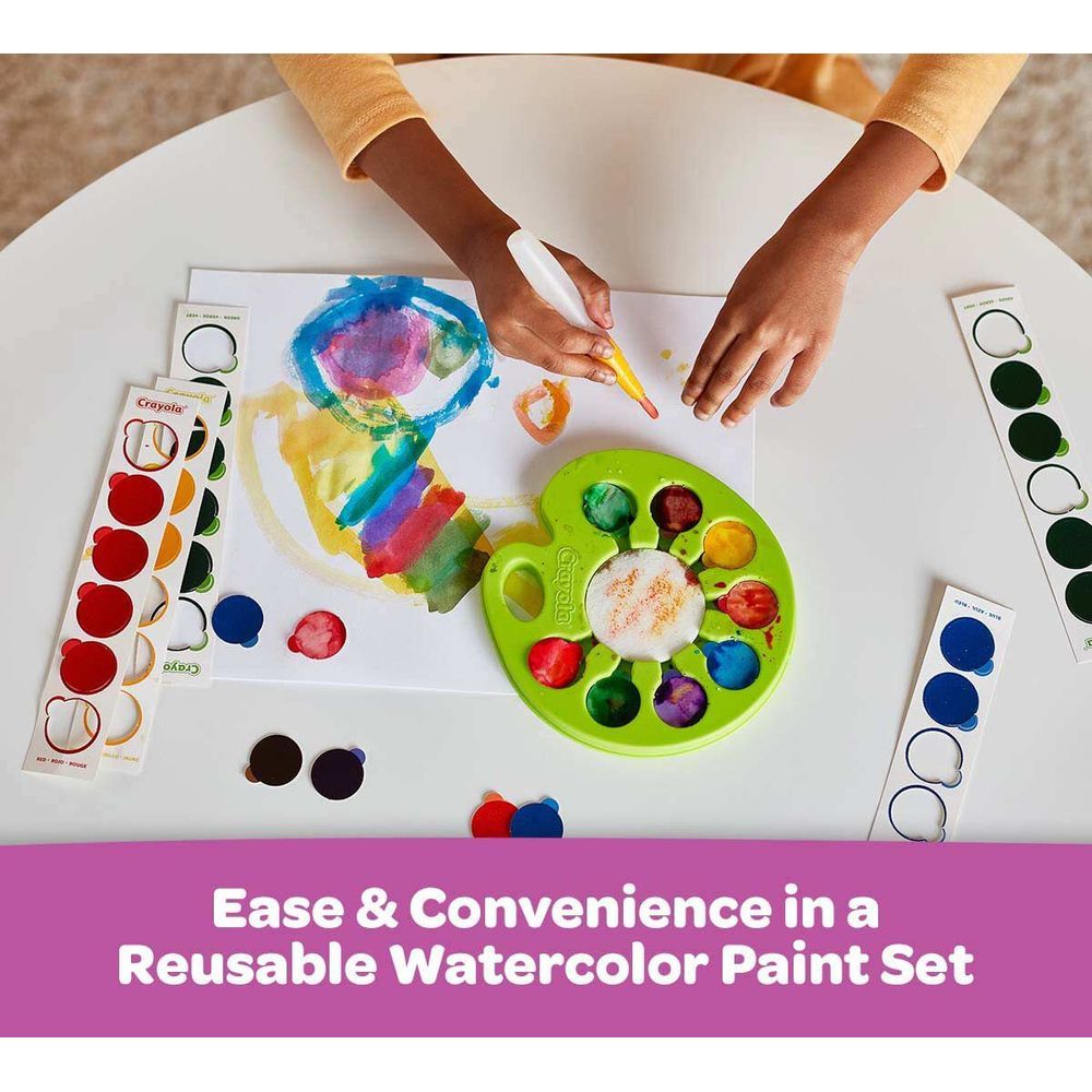 Crayola - Pop & Paint Washable Watercolor Palette