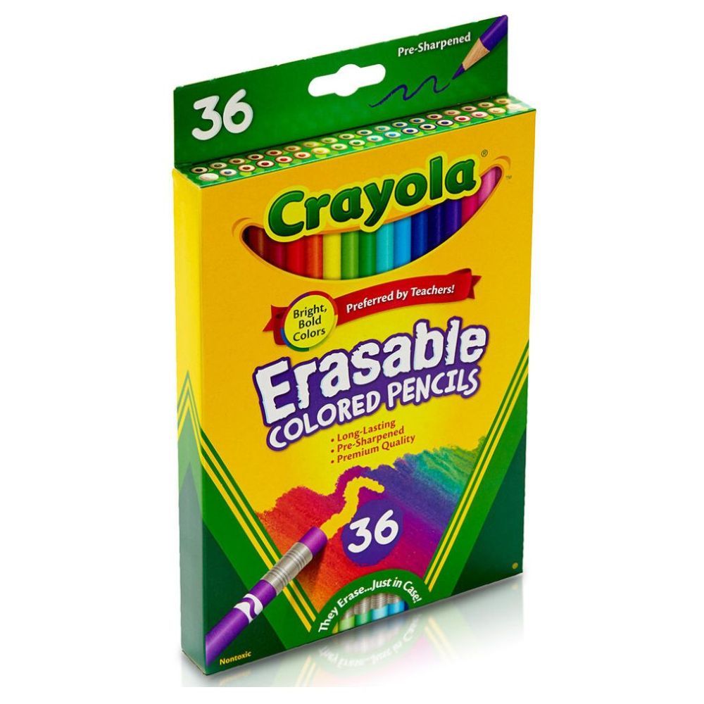 Crayola - Erasable Colored Pencils Pack of 36