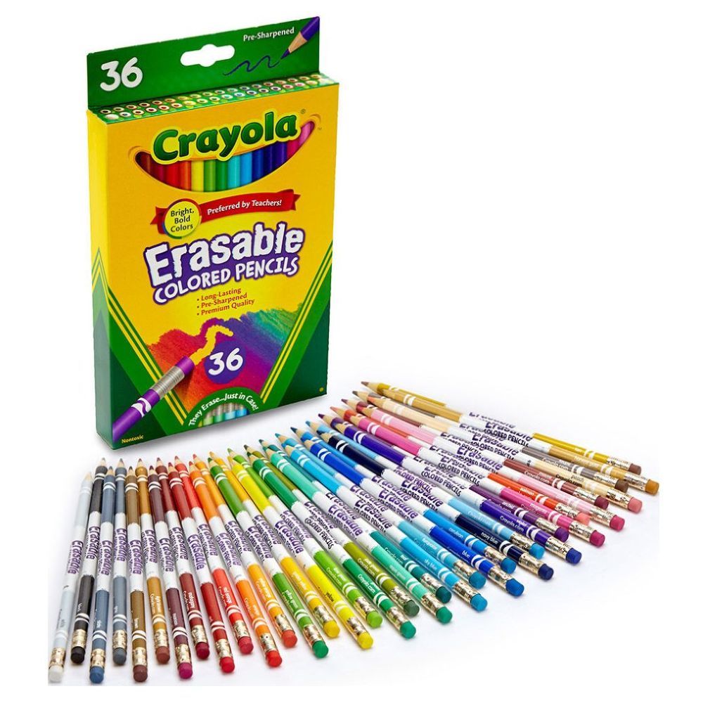 Crayola - Erasable Colored Pencils Pack of 36