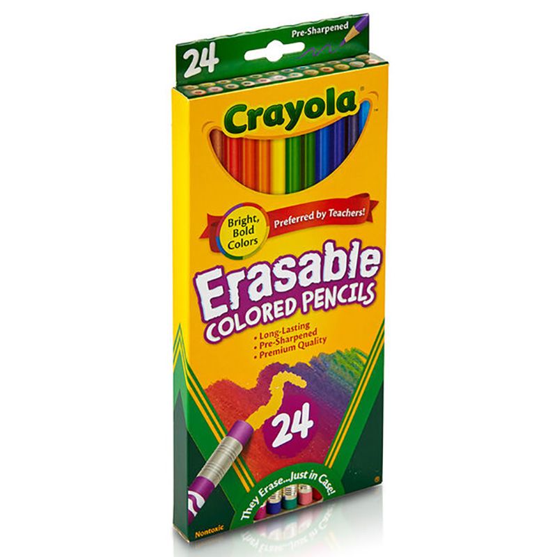 Crayola - Erasable Colored Pencils - 24pcs