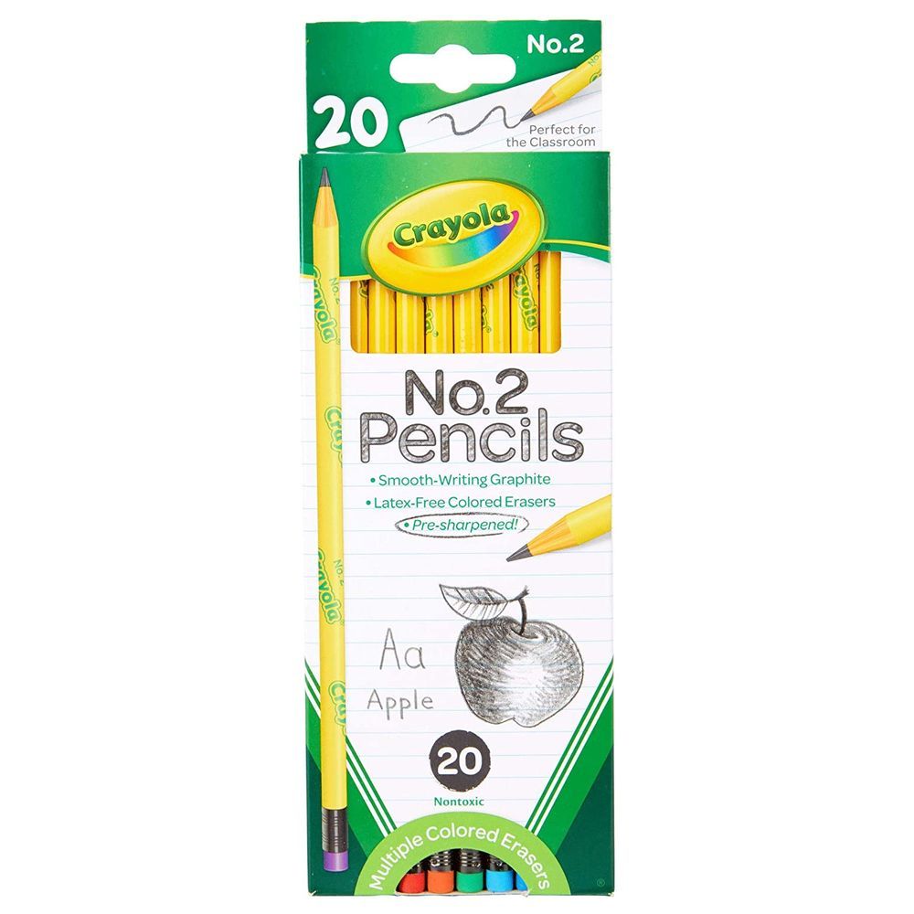 Crayola - No. 2 Pencils - 20pcs