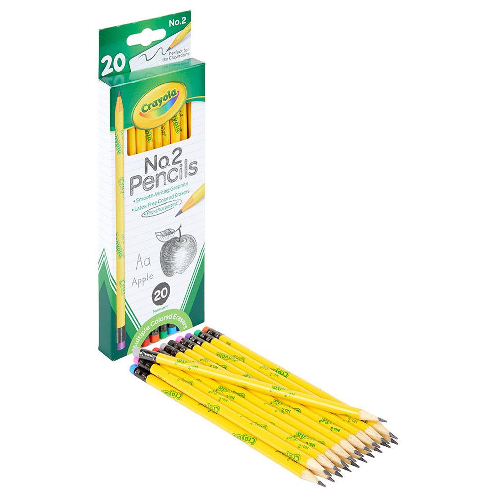 Crayola - No. 2 Pencils - 20pcs