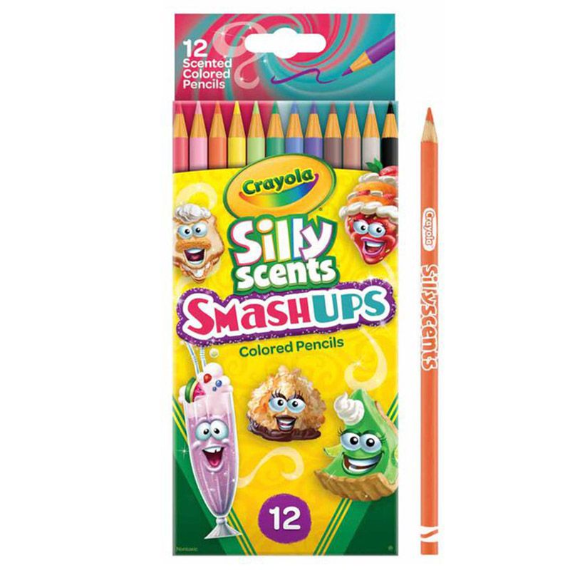 Crayola - Silly Scents Smash Ups Coloured Pencils - 12pcs