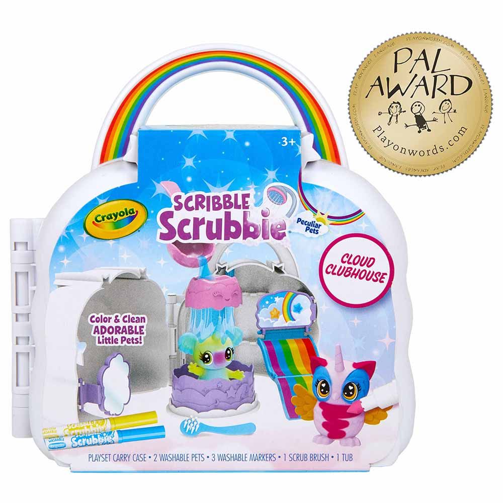 Crayola - Scribble Scrubbie Pets Cloud Clubhouse Playset