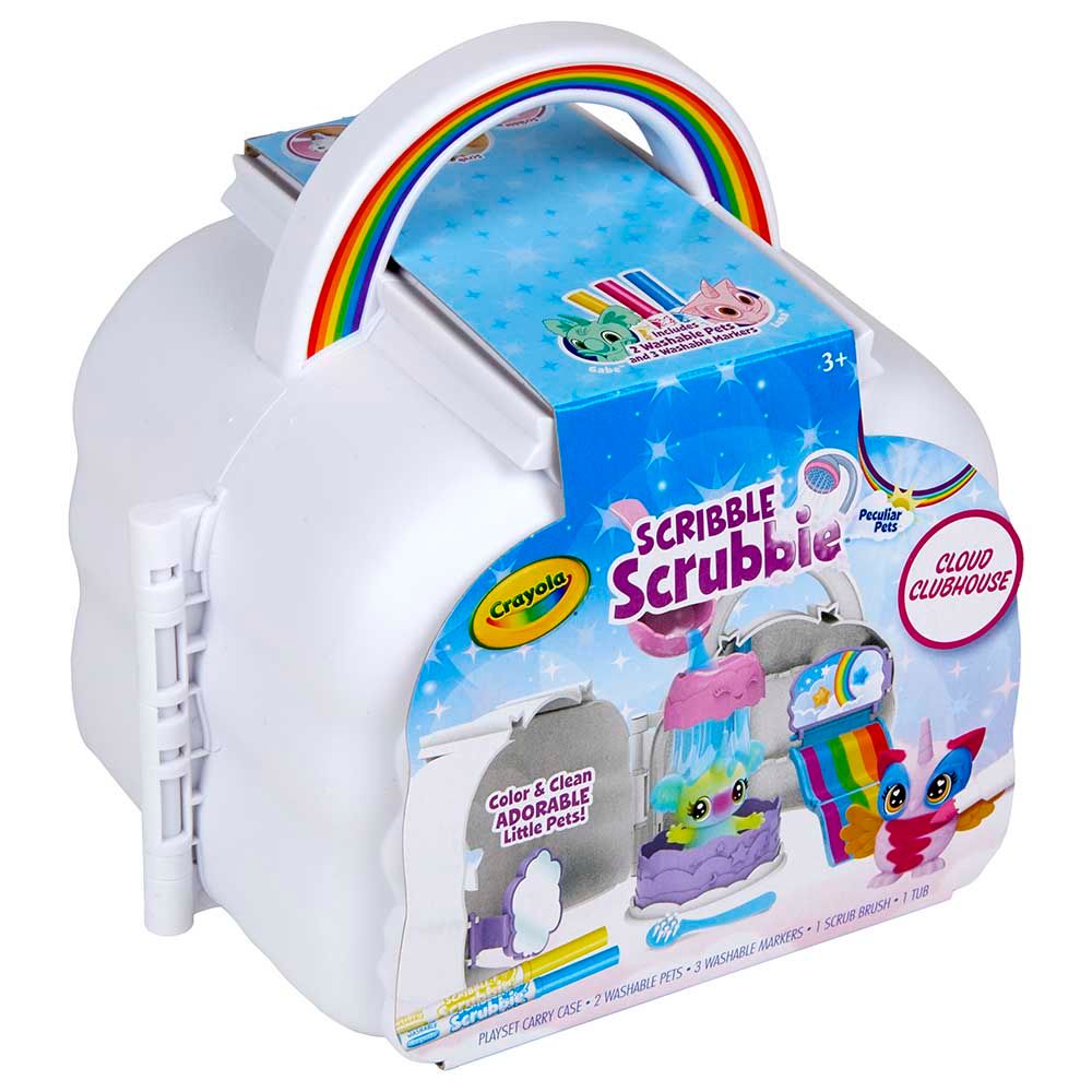 Crayola - Scribble Scrubbie Pets Cloud Clubhouse Playset