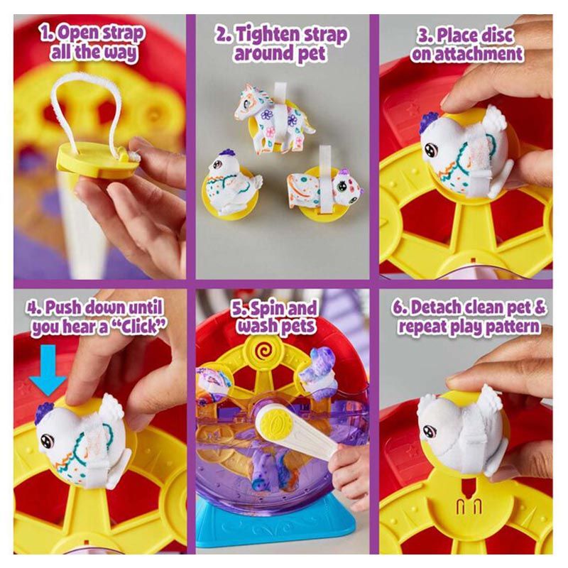 Crayola - Pets: Spin & Wash Carnival Playset