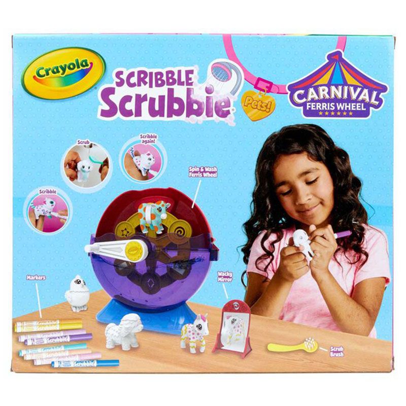 Crayola - Pets: Spin & Wash Carnival Playset