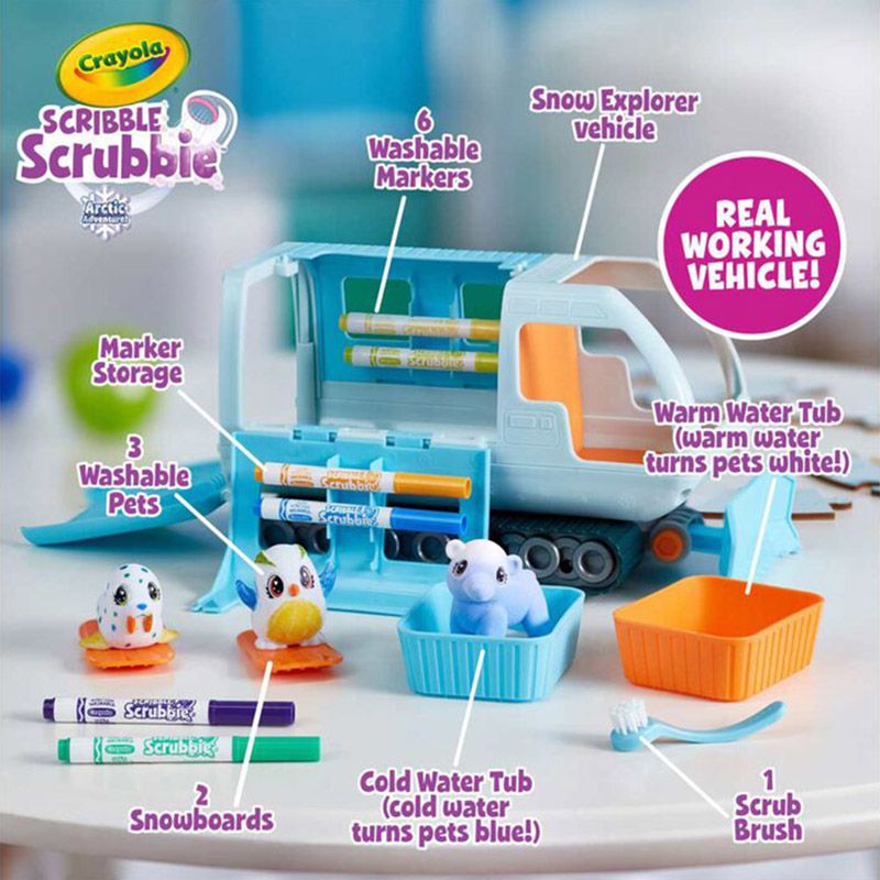 Crayola - Scribble Scrubbie Snow Explorer