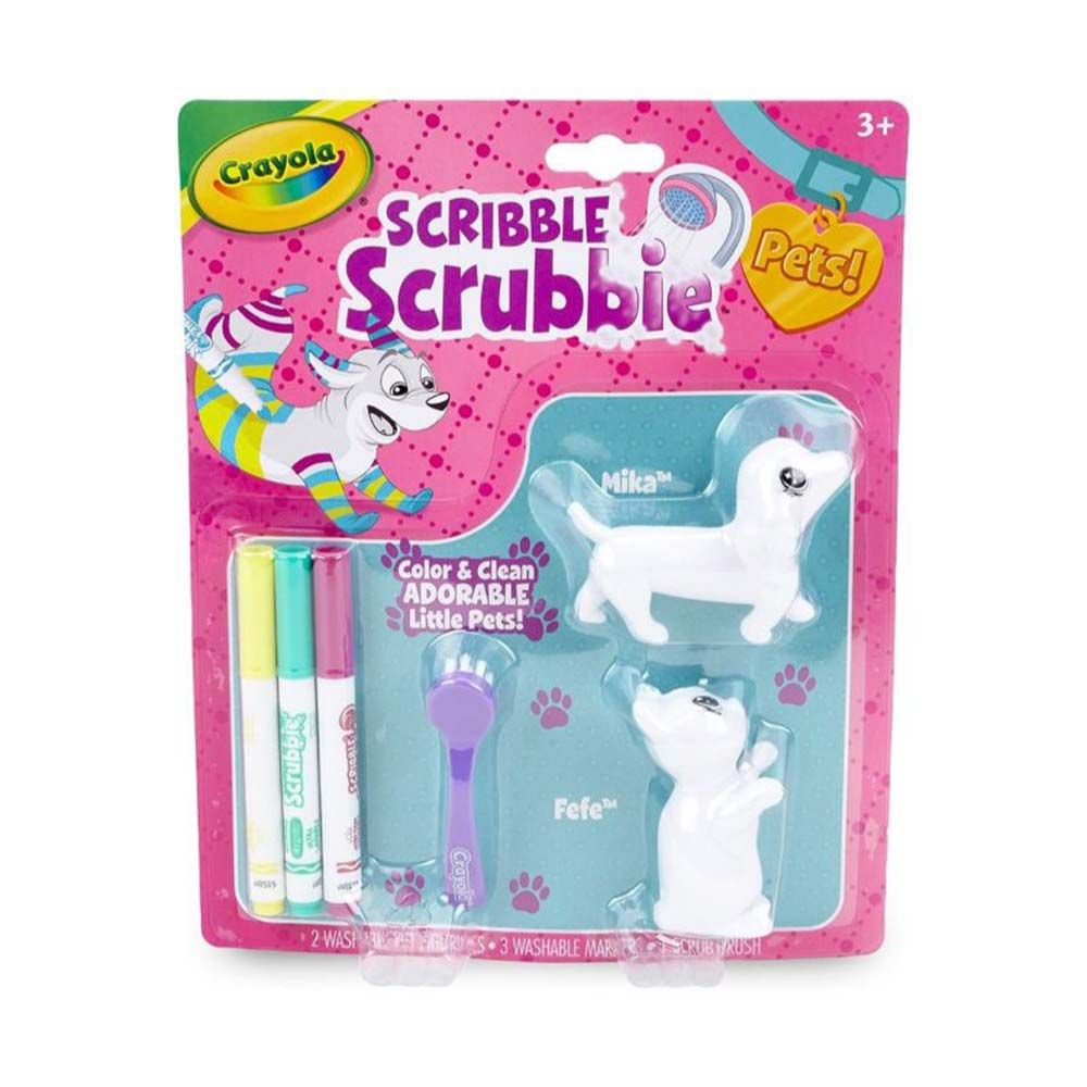 Crayola - Scribble Scrubbie Pets Dog & Cat