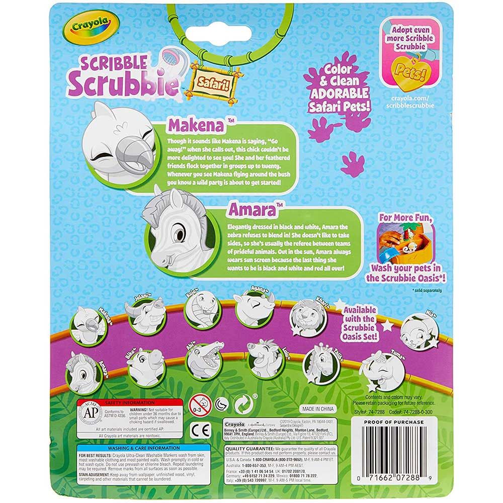 Crayola - Scribble Scrubbie Safari Model 4 - Pack of 2