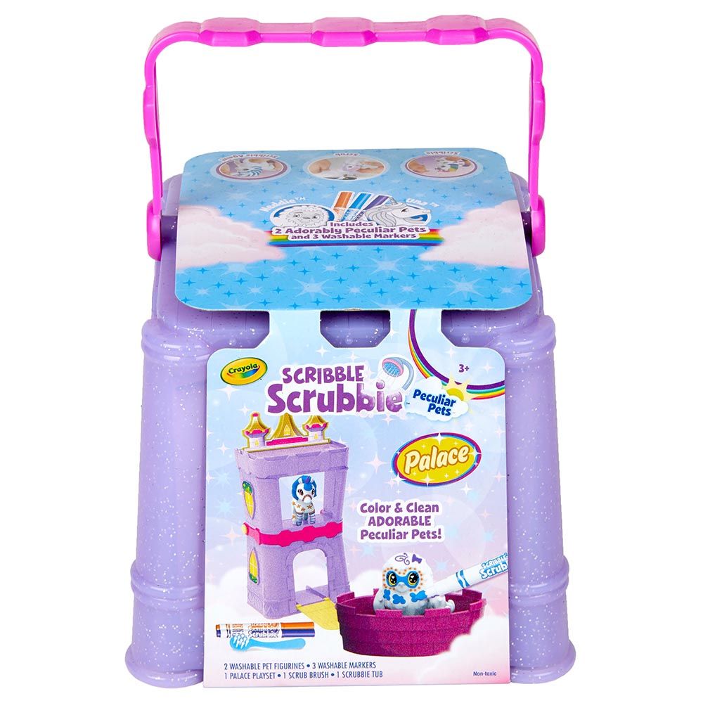 Crayola - Scribble Scrubbie Peculiar Pets Palace Playset