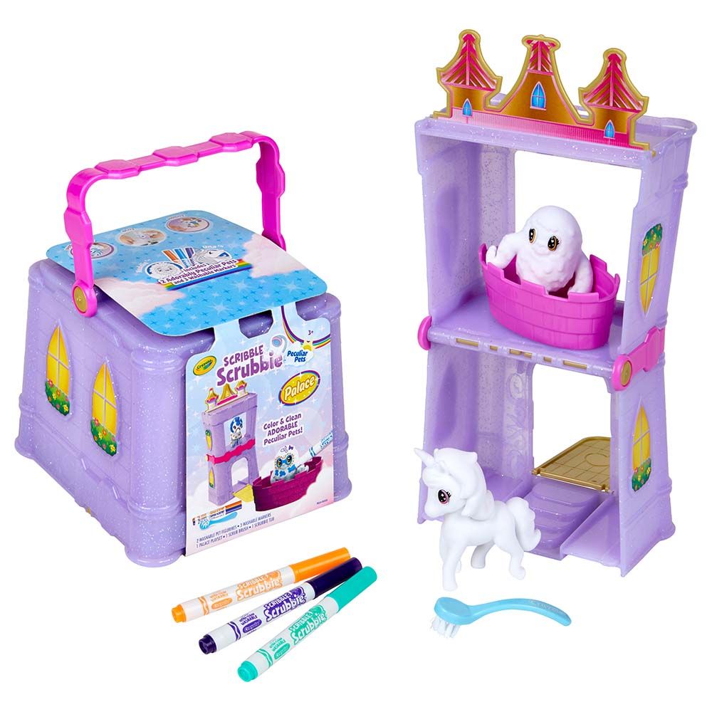 Crayola - Scribble Scrubbie Peculiar Pets Palace Playset