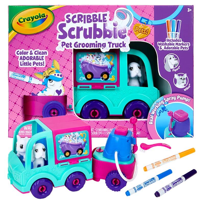 Crayola - Scribble Scrubbie Pets Grooming Truck