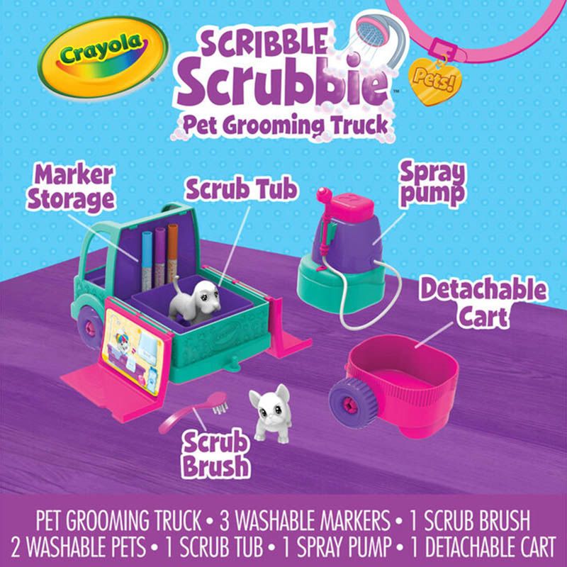 Crayola - Scribble Scrubbie Pets Grooming Truck