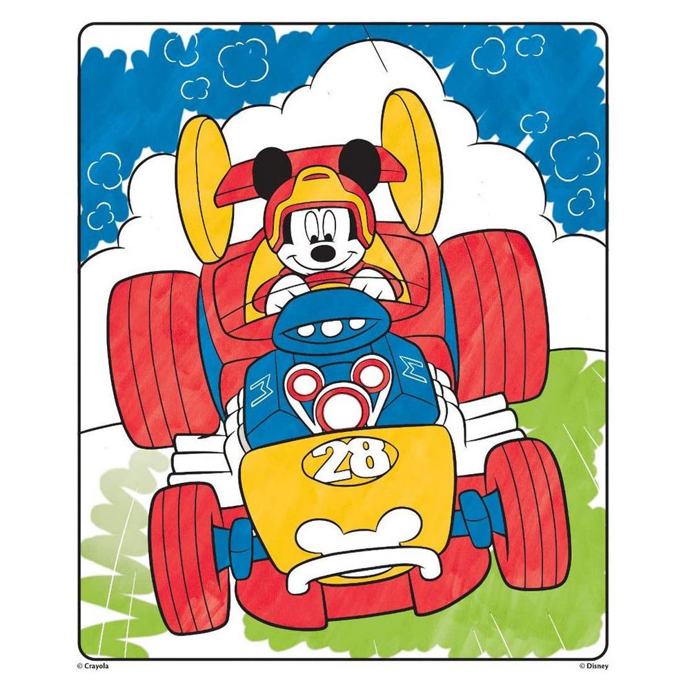 Crayola - Color Wonder Coloring Pad & Markers Mickey Mouse Roadster Racers 