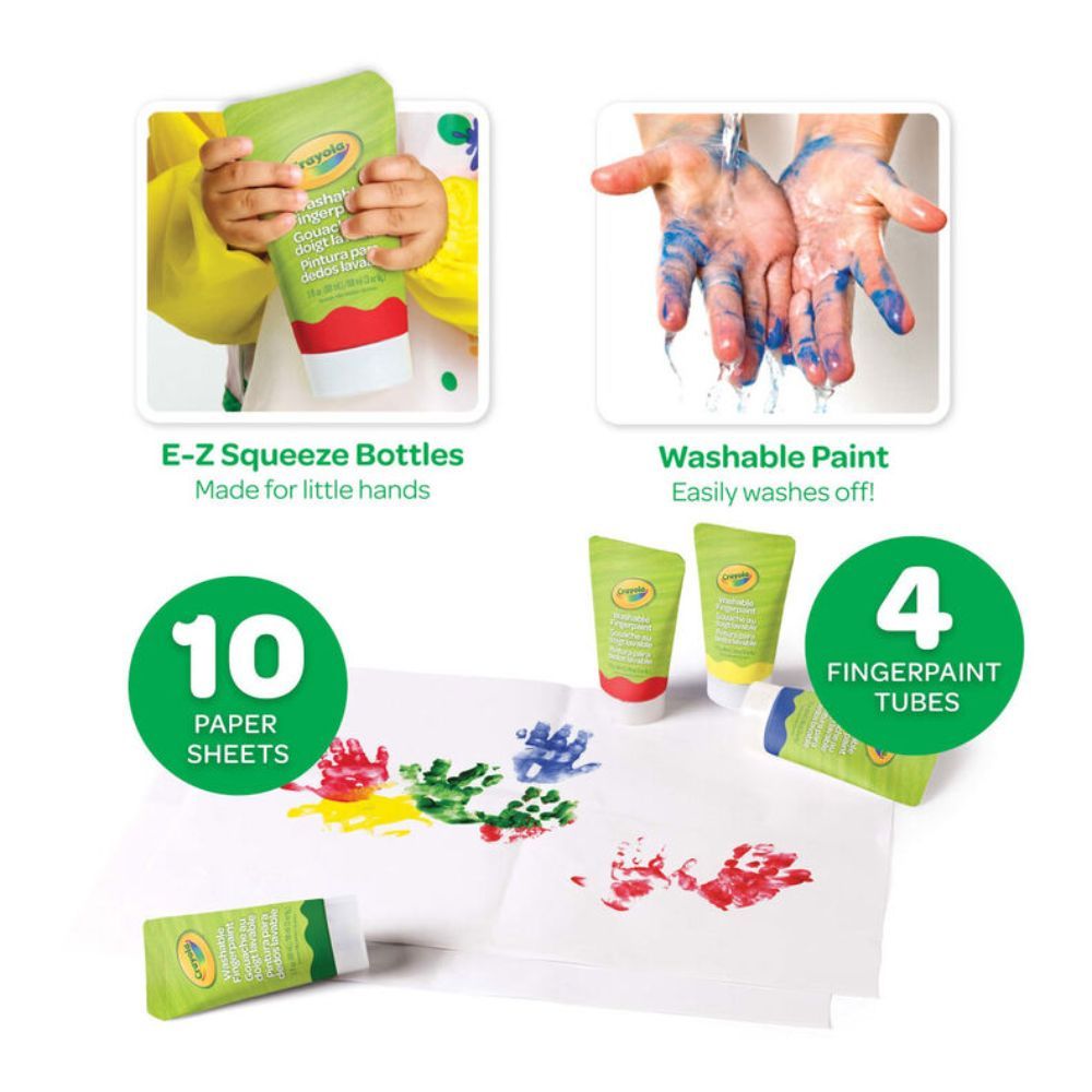 Crayola - My First Crayola Washable Fingerpaint Kit Stage 1