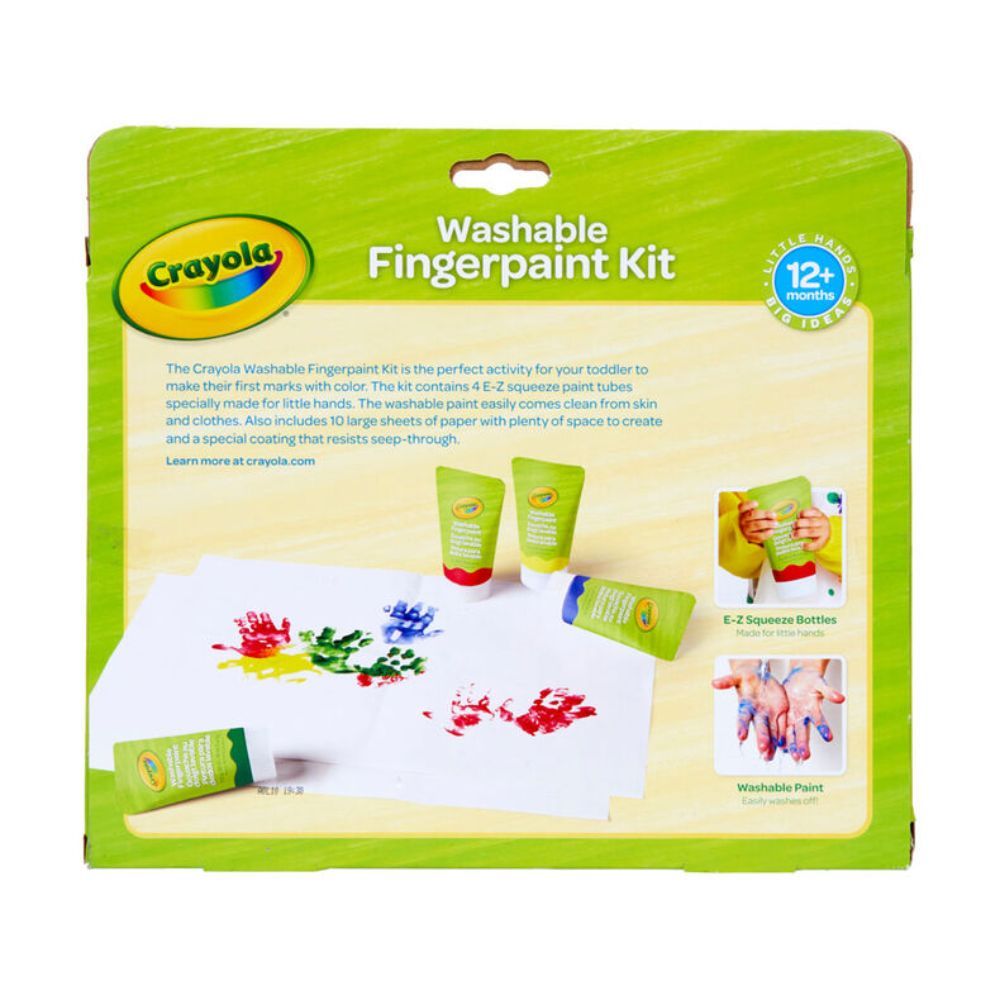 Crayola - My First Crayola Washable Fingerpaint Kit Stage 1