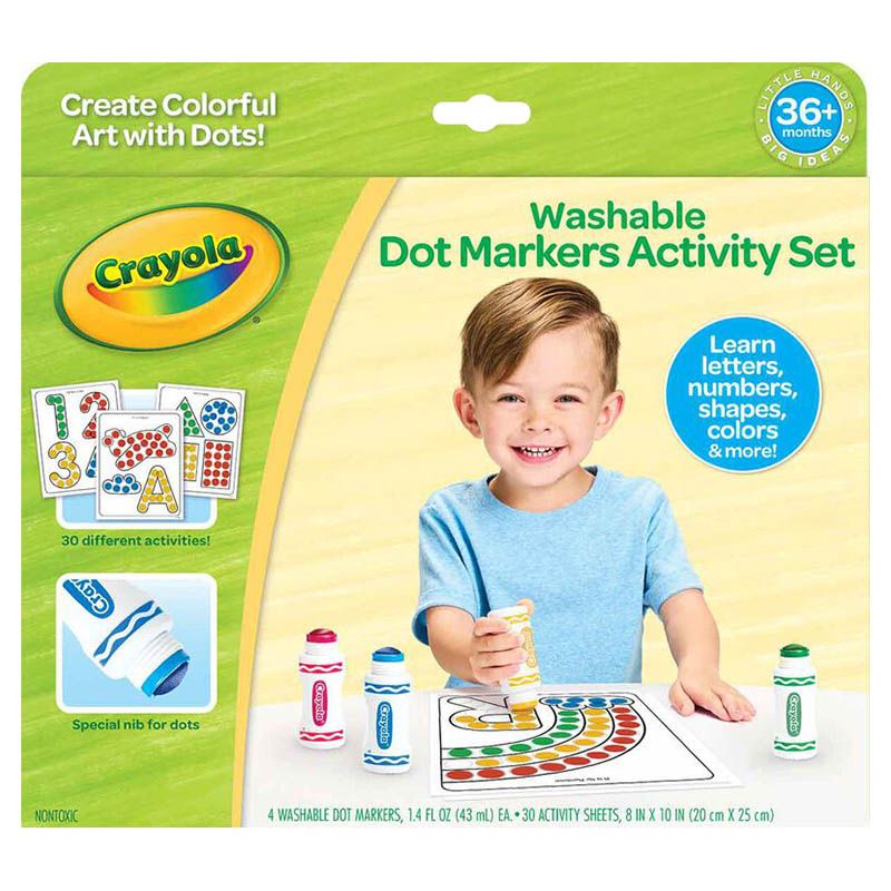 Crayola - Washable Dot Markers Activity Set