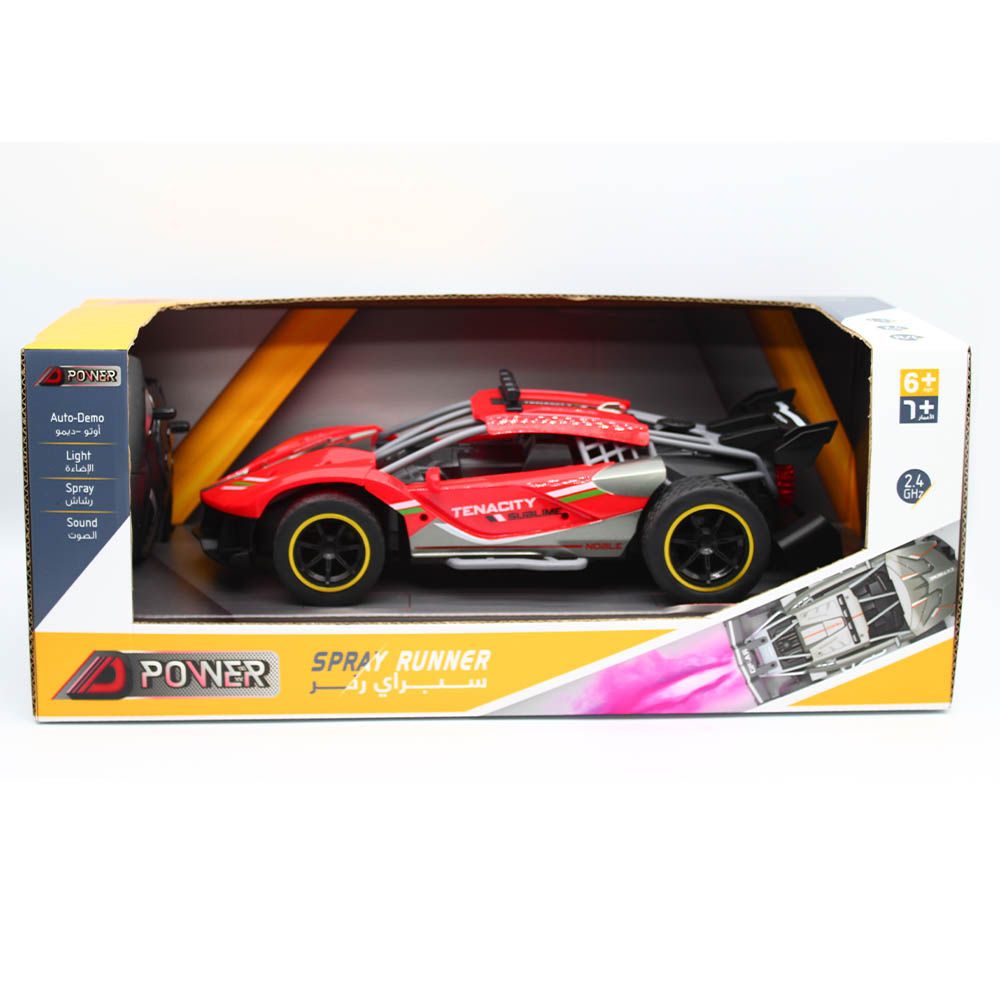 D-Power - Spray Runner 1:12 Scale, 2.4G RC Car - Red