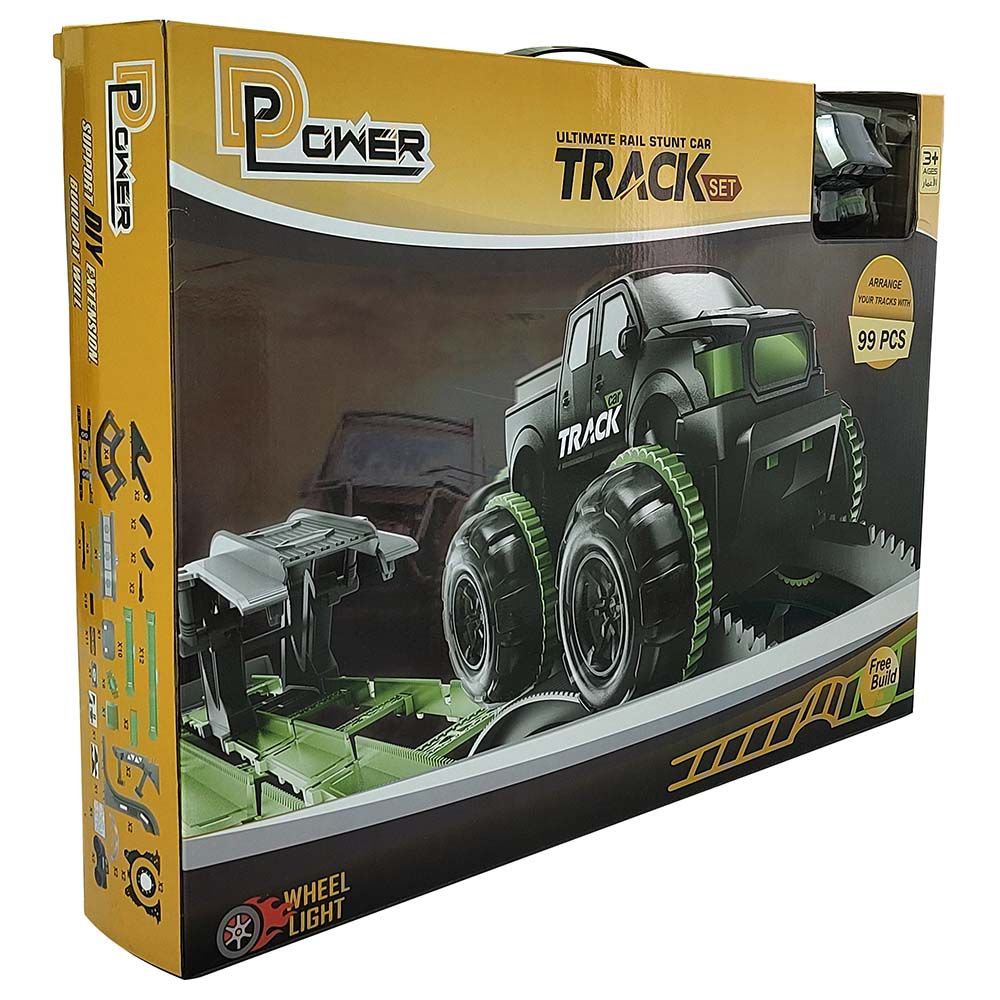 D-Power - Ultimate DIY Stunt Car Track - 99pcs