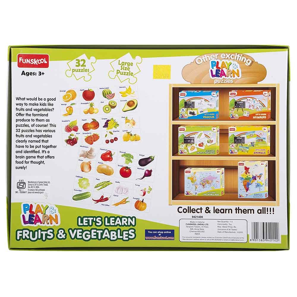 Funskool - Fruits & Vegetables Puzzle