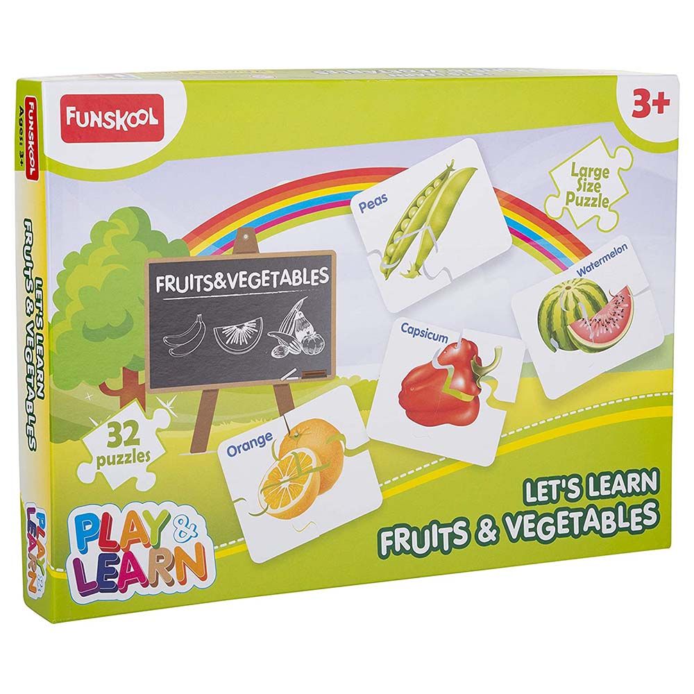 Funskool - Fruits & Vegetables Puzzle