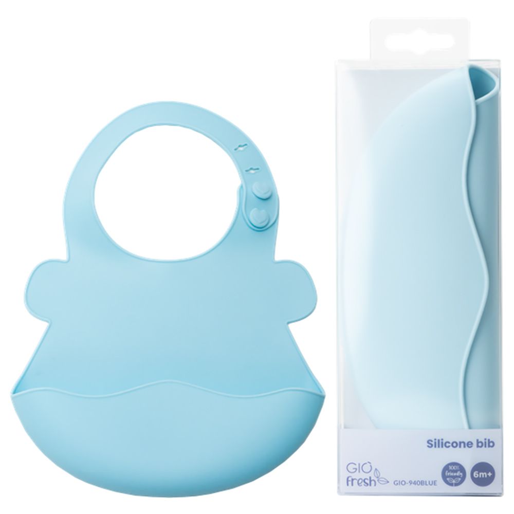 Innogio - Gio Silicone Bib Blue