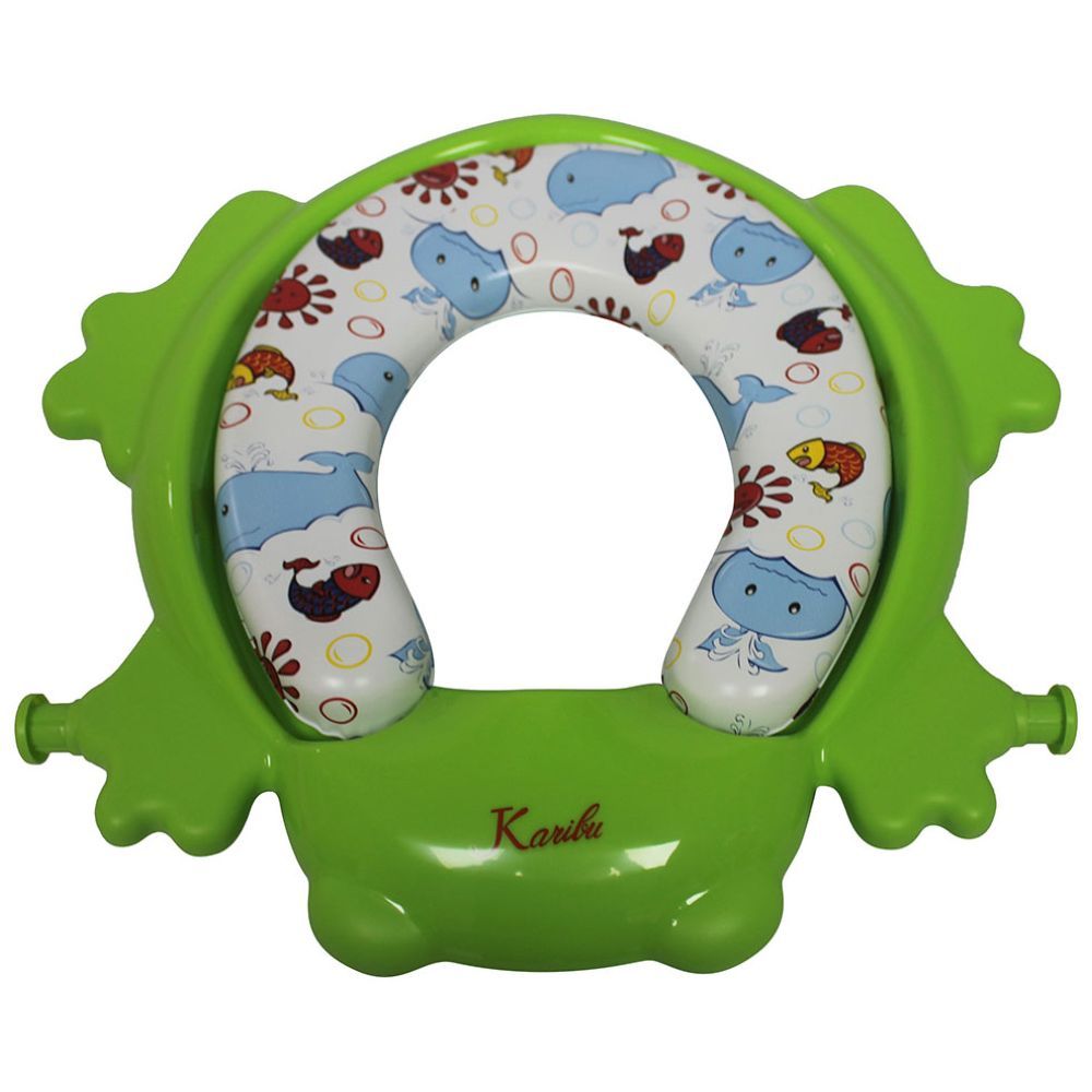 Karibu - Frog shape Cushion Potty seat with Ladder - Green