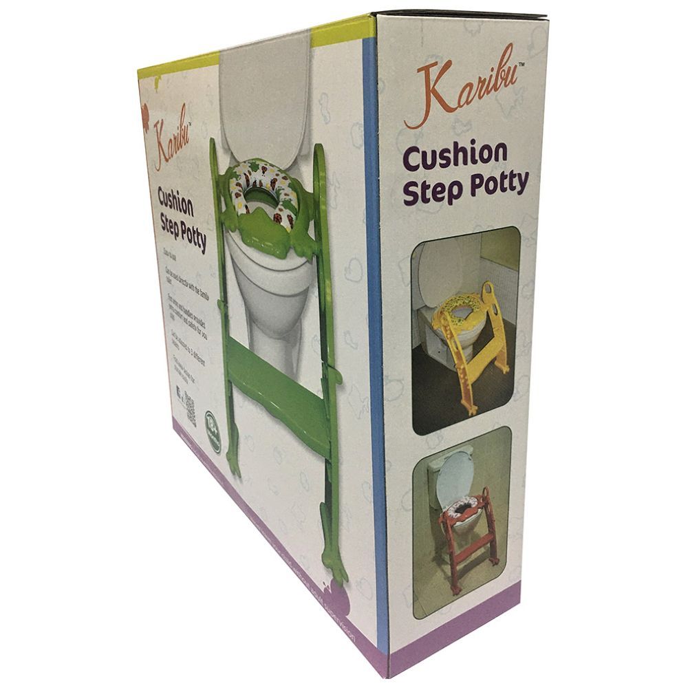 Karibu - Frog shape Cushion Potty seat with Ladder - Green