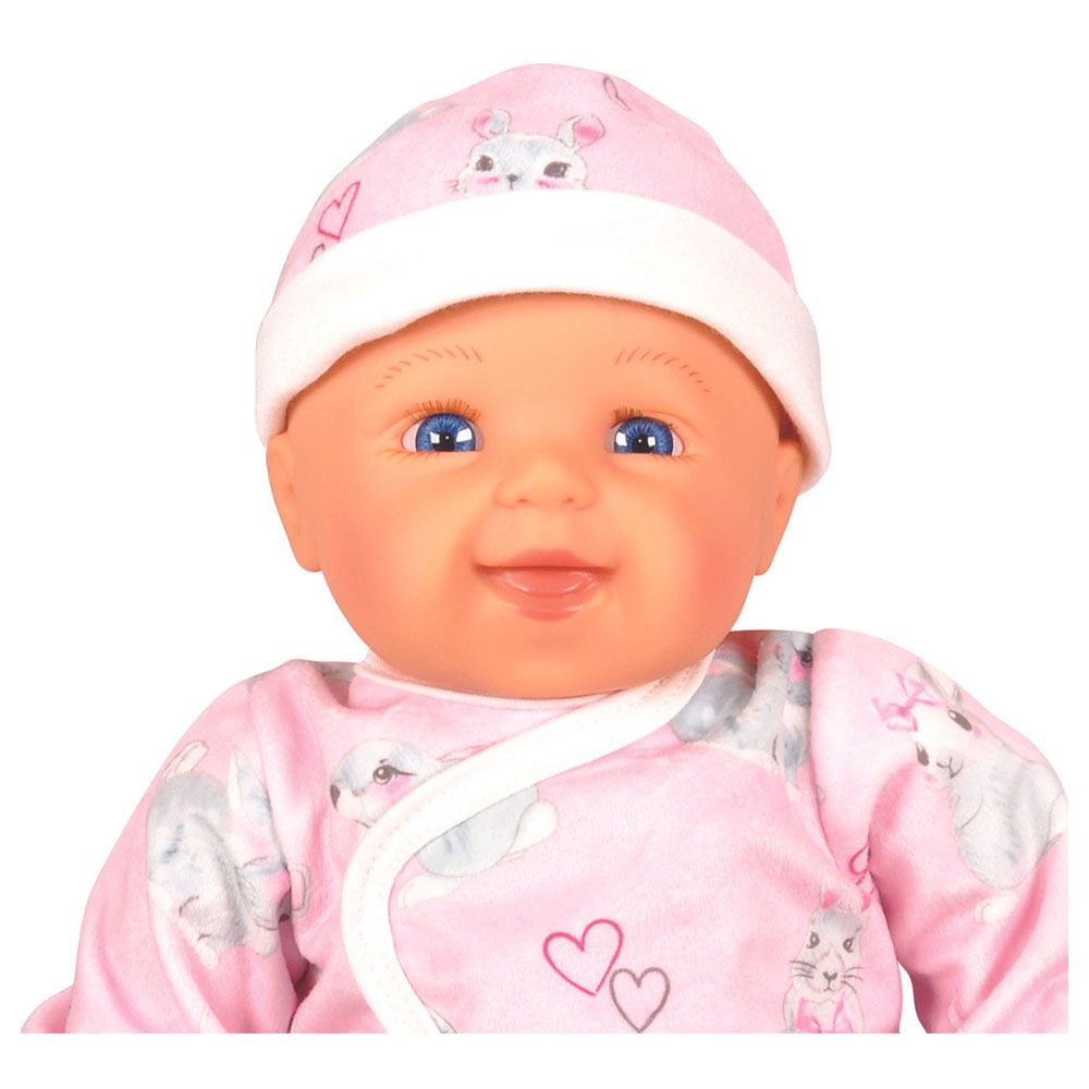 Lotus - Soft-Bodied Baby Doll - Caucasian (No Hair) - 18-inch