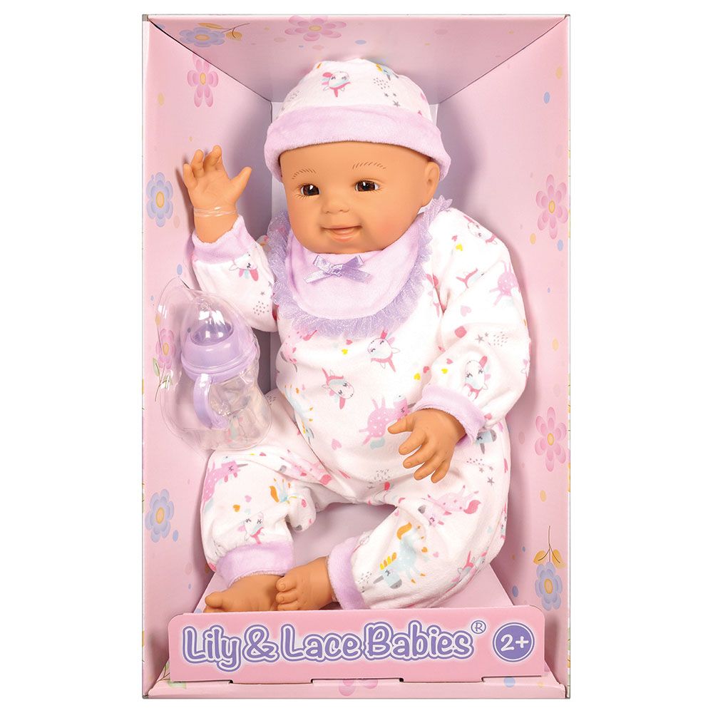 Lotus - Soft-Bodied Baby Doll - Asian (No Hair) - 18-inch