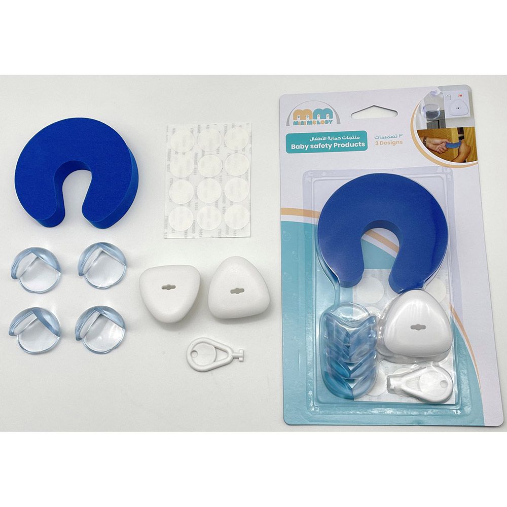 Mini Melody - Baby Safety 7pc-Set - White