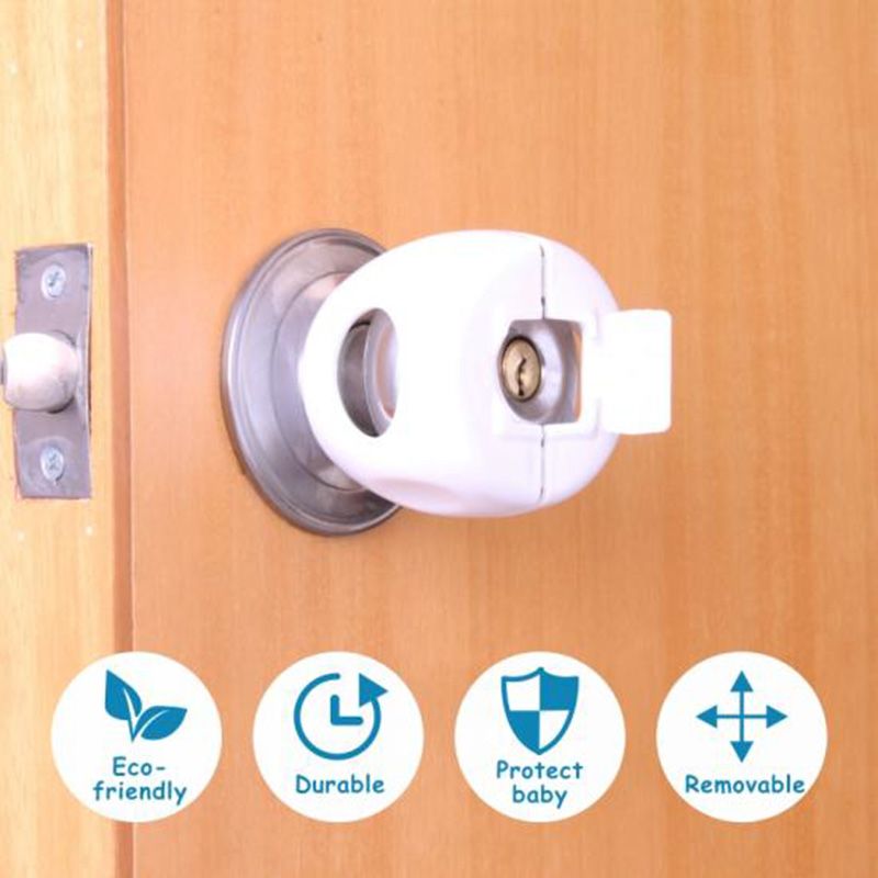 Mini Melody - Door Knob Cover - Pack of 2 - White