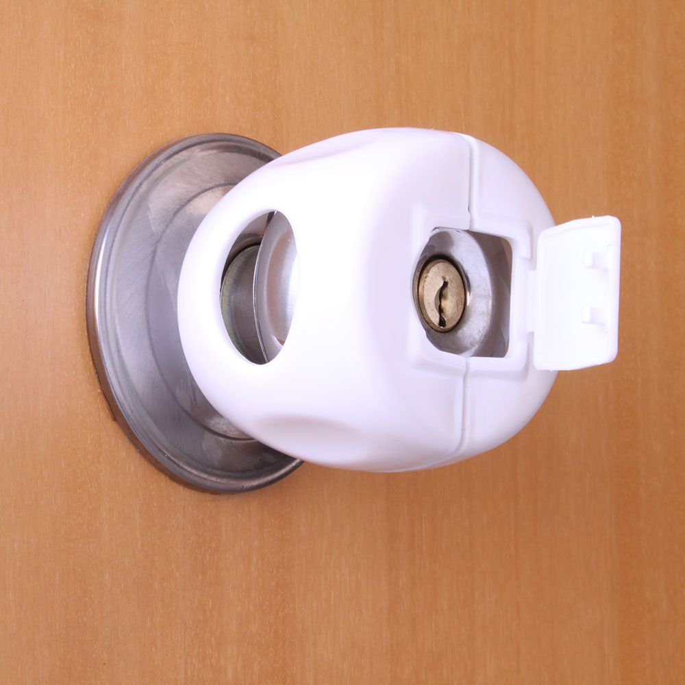 Mini Melody - Door Knob Cover - Pack of 2 - White