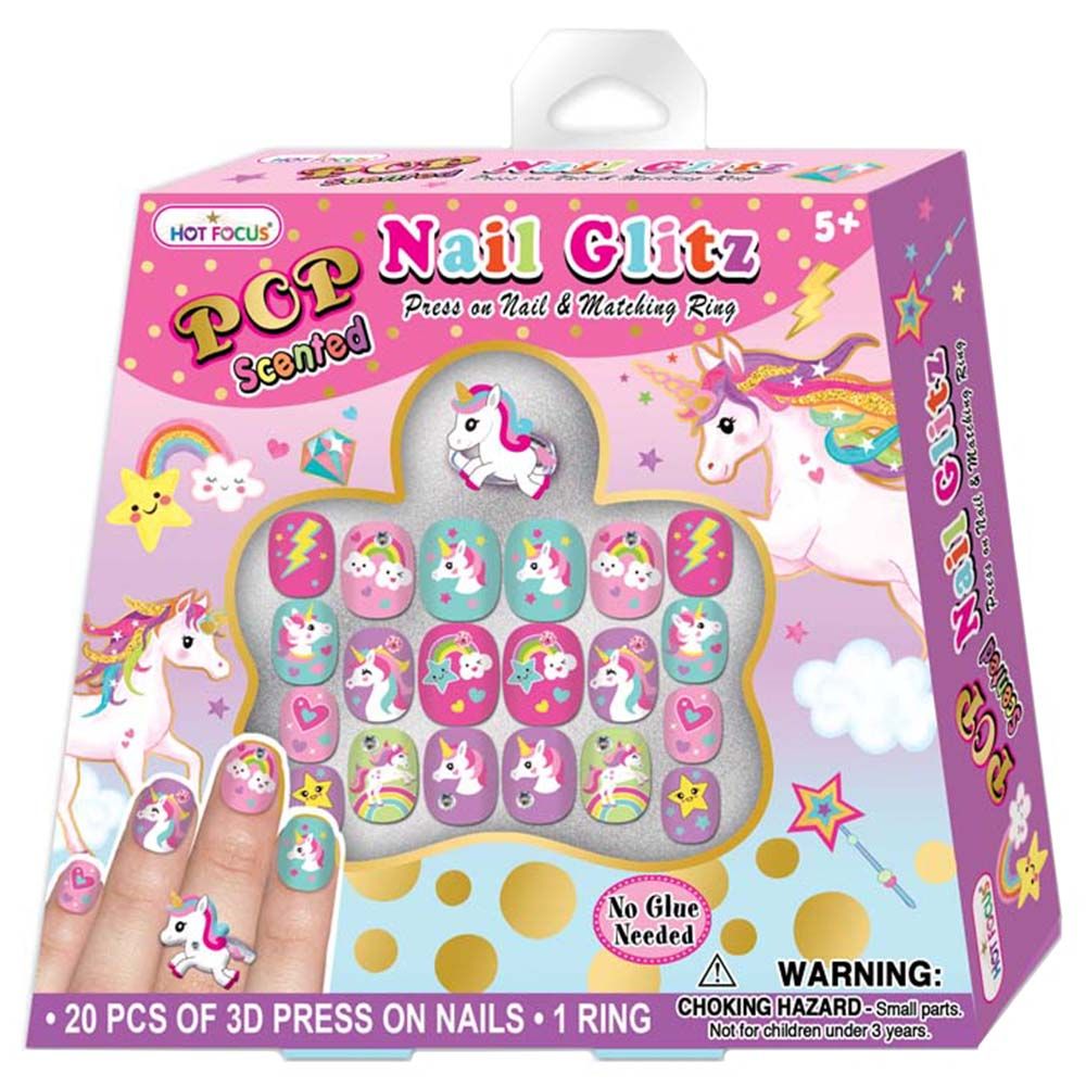 Hot Focus - Pop Nail Glitz - Unicorn