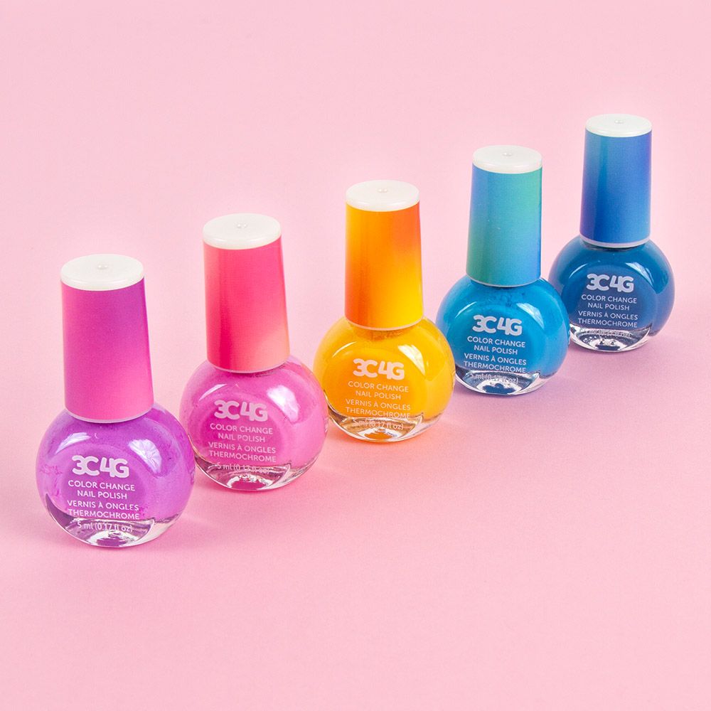 3C4G - Color Changing Nail Polish 5pcs