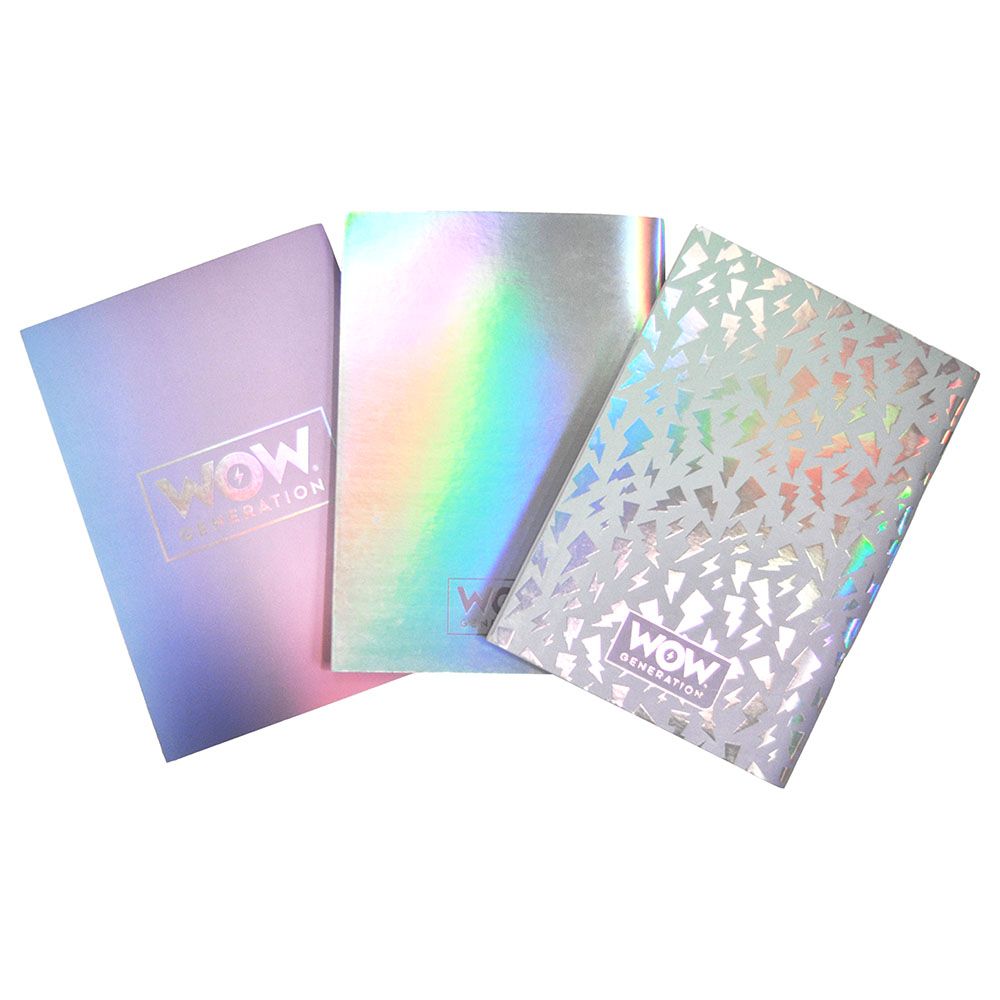 Wow Generation - Soft Cover Notebook - A5 - 3pcs