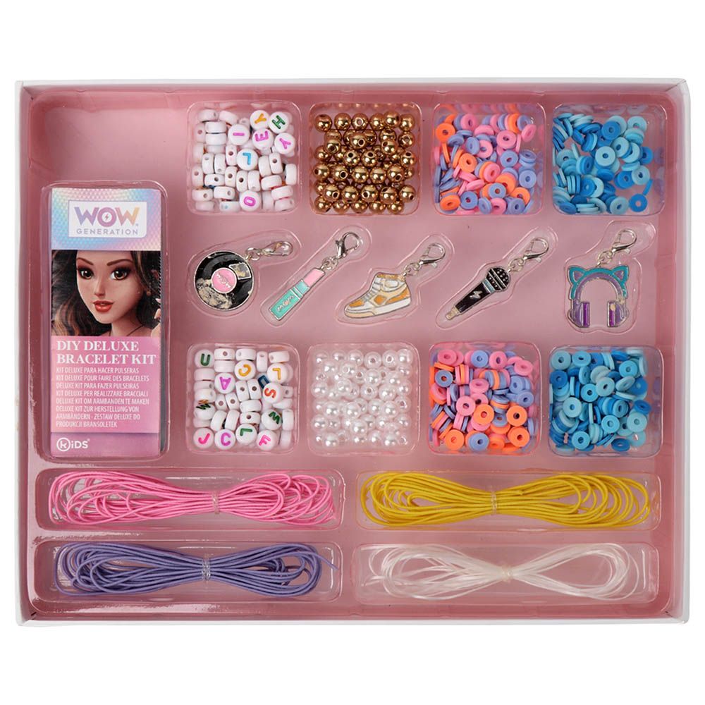 Wow Generation - Deluxe DIY Kit w/ 5 Metal Charms Bracelets