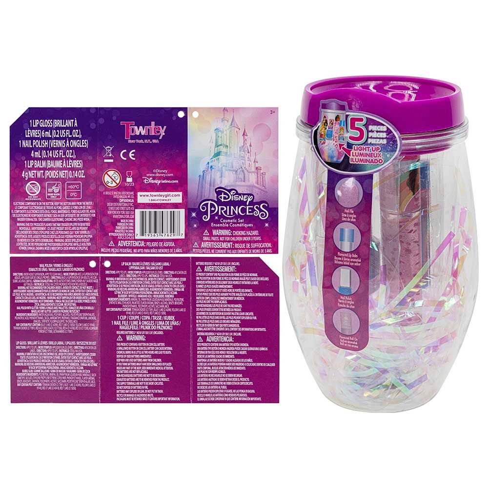 TownleyGirl - Disney Princess Light Up Cosmetic Tumbler Set