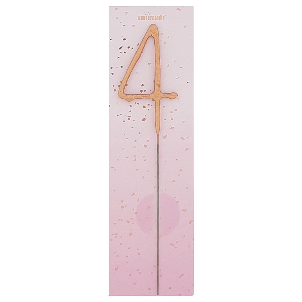 Wondercandle - Sparkler Candle 4 - Rose Gold