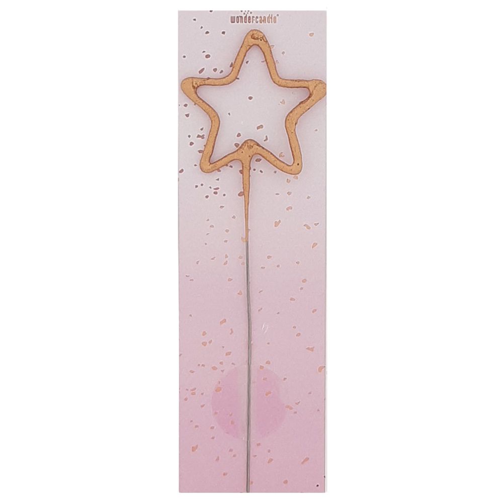 Wondercandle - Star Candle - Rose Gold