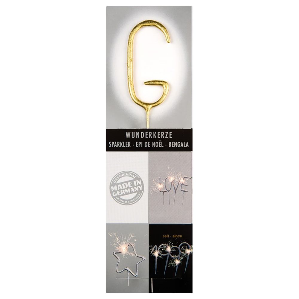 Wondercandle - Sparkler Candle G - Gold